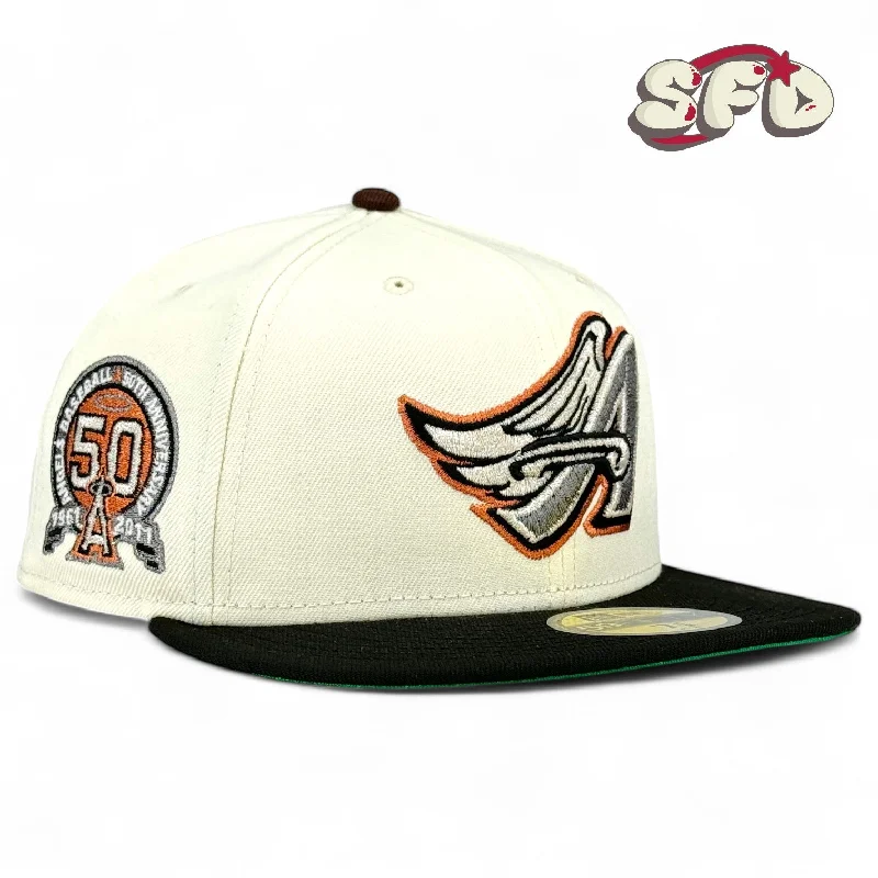 baseball hat anyone bold -  Anaheim Angels "Buster's Angels" (Dayciety Pack) New Era 59Fifty Fitted Hat - Chrome White / Navy