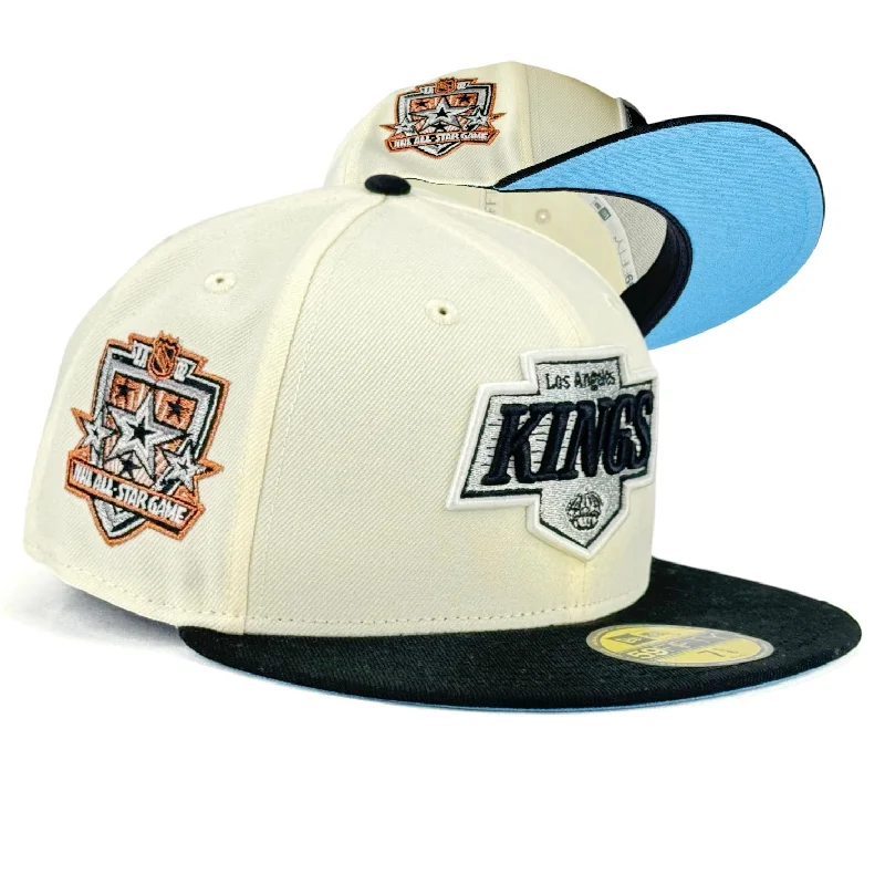 baseball hat roll deep -  Los Angeles Kings “NHL Faceoff” New Era 59Fifty Fitted Hat - Chrome White / Black