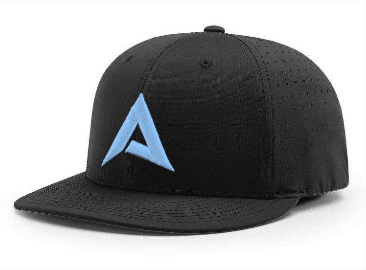 baseball hat craft true -  Anarchy CA i8503 Performance Hat - New Logo - Black/Carolina