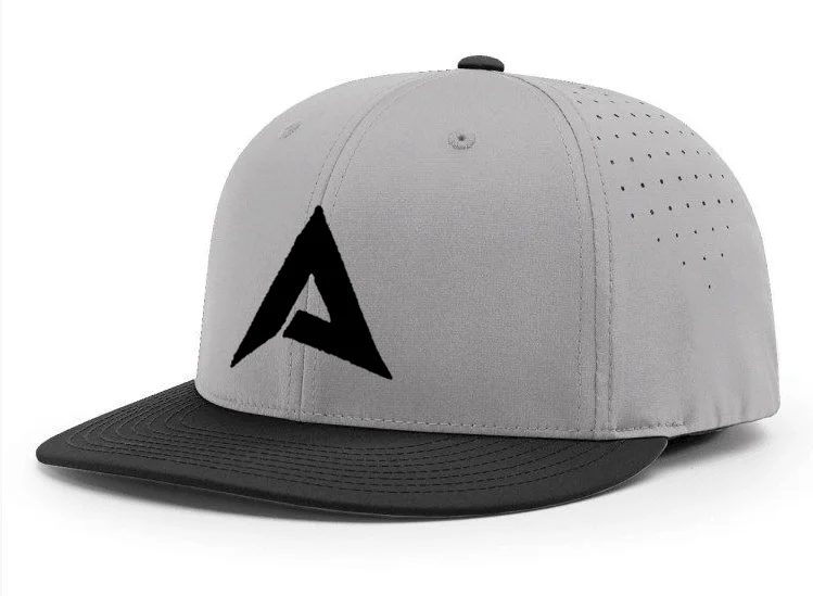 baseball hat honor wild -  Anarchy CA i8503 Performance Hat - New Logo - Grey/Black/Black