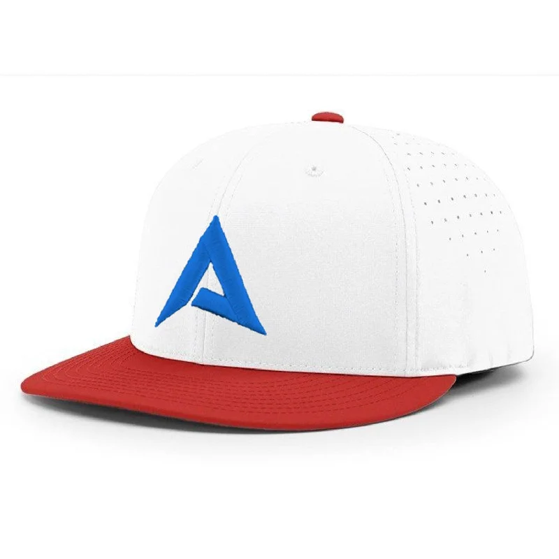 baseball hat surge bold -  Anarchy CA i8503 Performance Hat - New Logo - White/Red/Royal