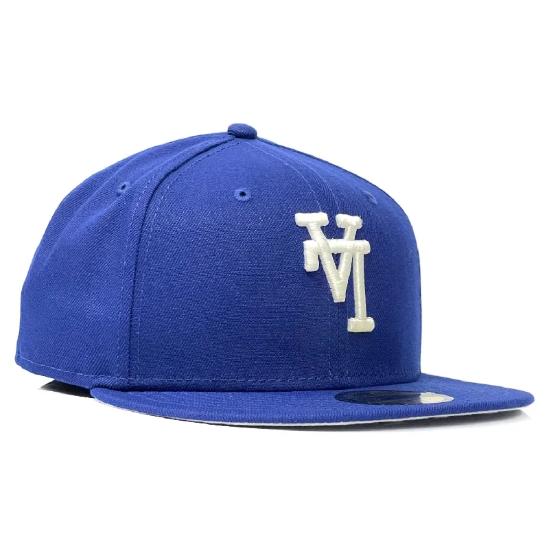 baseball hat rise wild -  Los Angeles Dodgers "Upside Down LA" New Era 59Fifty Fitted Hat - Royal