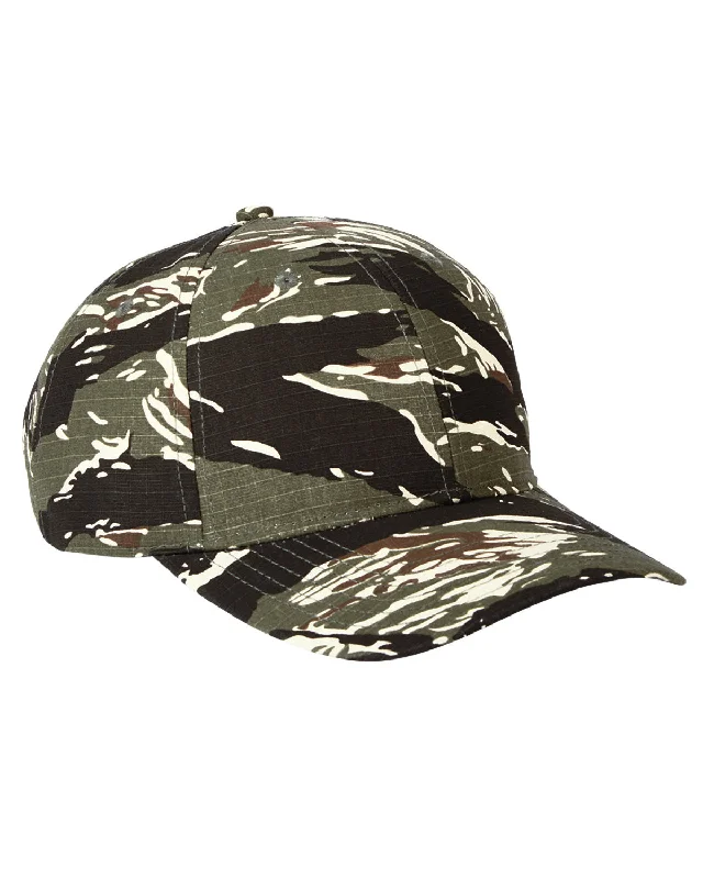 baseball hat spin true -  Big Accessories BX024 Structured Camo Hat