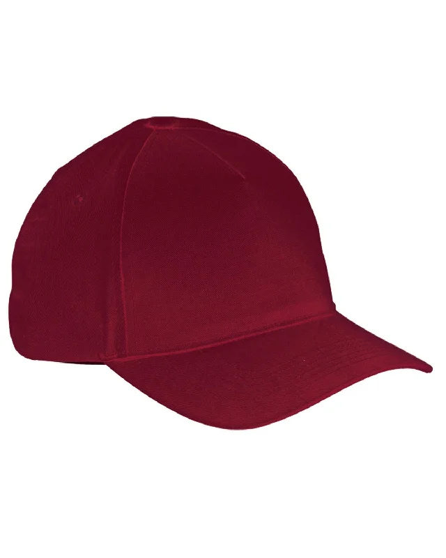 baseball hat grow high -  Big Accessories BX034 5-Panel Brushed Twill Cap