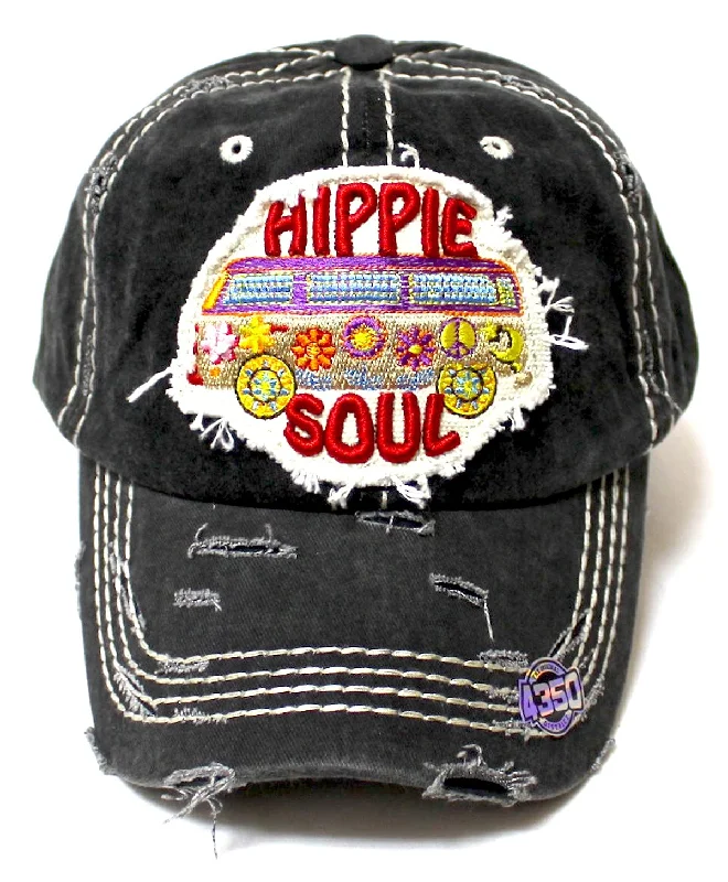 baseball hat path true -  CAPS 'N VINTAGE Women's Adjustable Ballcap Hippie Soul Patch Embroidery Monogram Hat