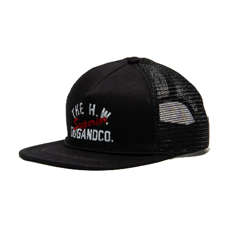 baseball hat life wild -  COTTON MESH CAP - Black