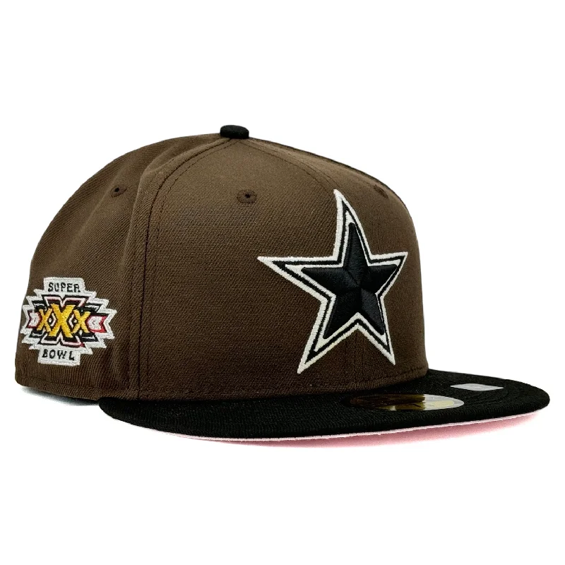 baseball hat ride high -  Dallas Cowboys “Mocha Cowboys” New Era 59Fifty Fitted Hat - Walnut / Black