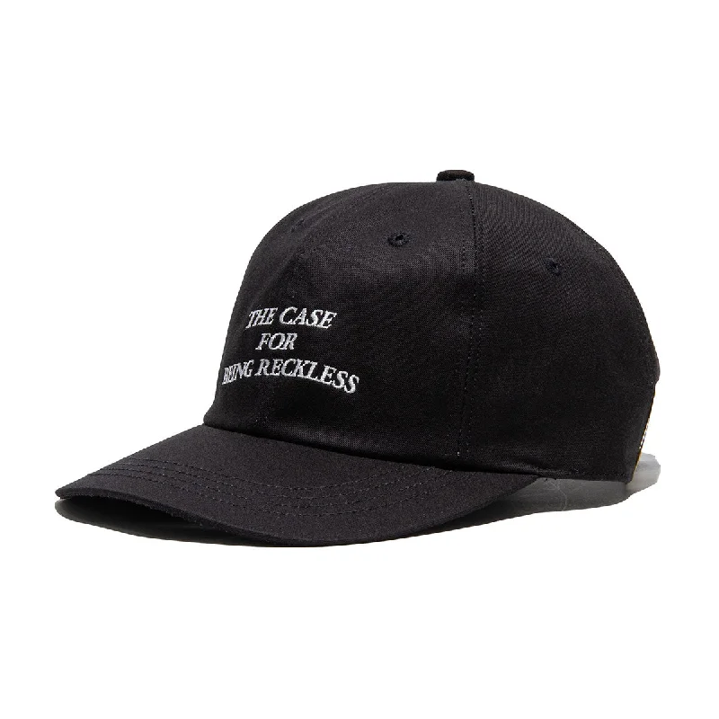 baseball hat charm wild -  DISTORTION WASH UNION CAP - Black