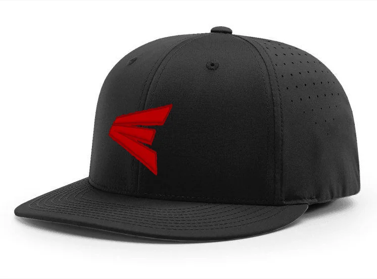 baseball hat sense strong -  Easton CA i8503 - Performance Hat - Black/Red