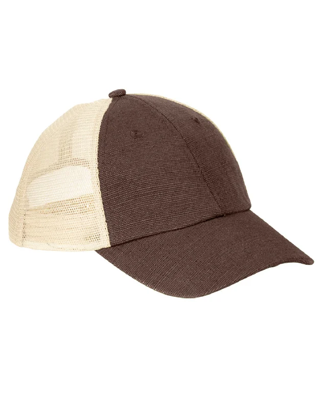 baseball hat one deep -  econscious EC7095 Hemp Washed Soft Mesh Trucker