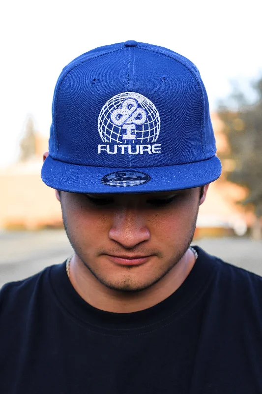 baseball hat glide high -  FUTURE NEW ERA 9FIFTY BLUE Flat Brim Snapback HAT