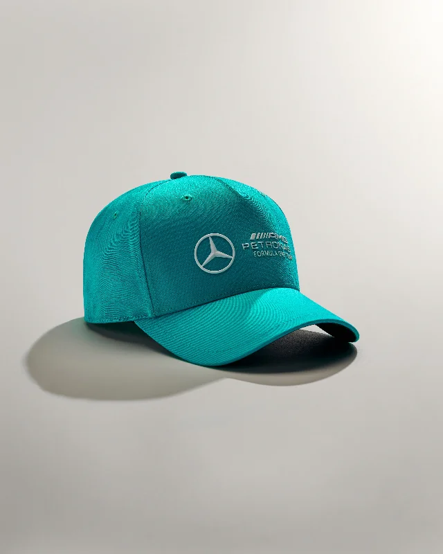 baseball hat shape true -  Large Logo Cap Real Teal