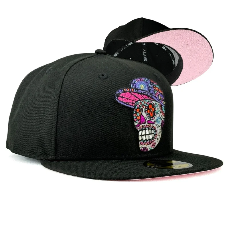 baseball hat roll bold -  Houston Astros Sugar Skull “Dia De Los Astros” New Era 59Fifty Fitted Hat - Black