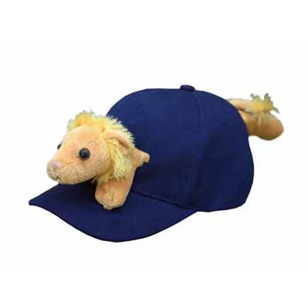 baseball hat rush free -  Lion on Navy Baseball Cap