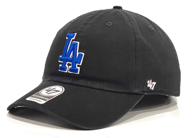 baseball hat them deep -  Los Angeles Dodgers 47 Brand Clean Up Cap - Black