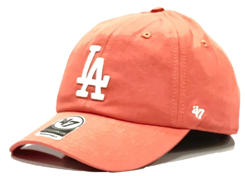 baseball hat soul deep -  Los Angeles Dodgers 47 Brand Clean Up Cap - Island Red