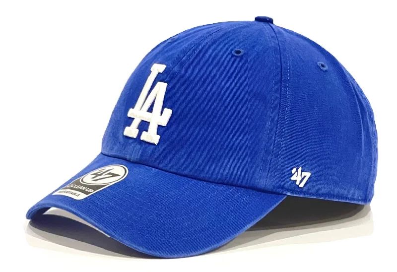 baseball hat journey strong -  Los Angeles Dodgers 47 Brand Clean Up Cap - Royal