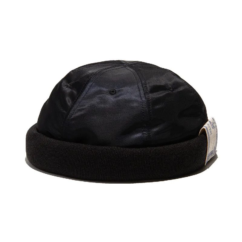 baseball hat look wild -  MA-1 ROLL CAP - BLACK