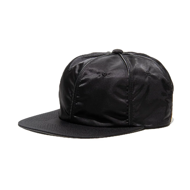 baseball hat rock bold -  PIPING CAP - Black