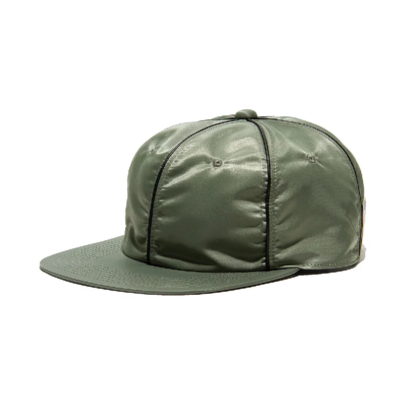 baseball hat swing deep -  PIPING CAP - Olive