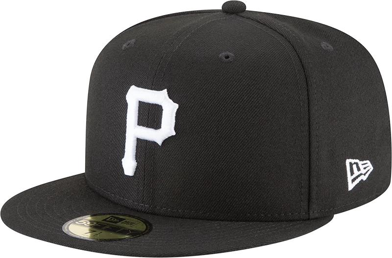 baseball hat honor high -  Pittsburgh Pirates Black And White 59Fifty Fitted Hat