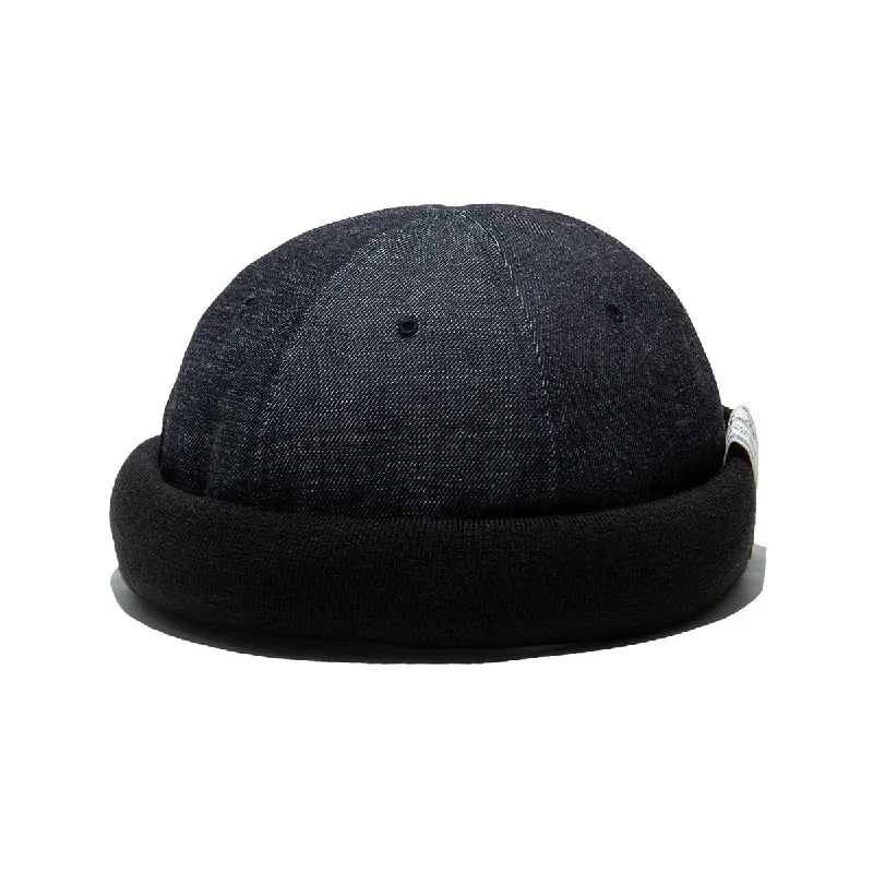 baseball hat pride wild -  RIGID DENIM ROLL CAP - Indigo