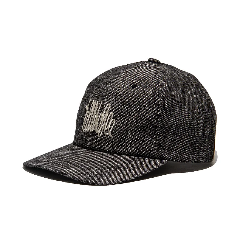 baseball hat victory bold -  SIGN LOGO LOW CAP - Black x White