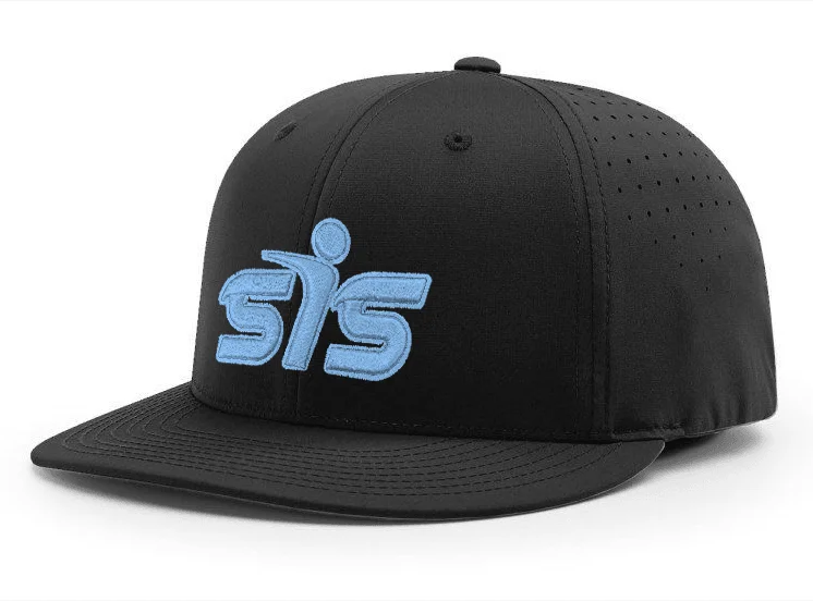 baseball hat curve wild -  Smash It Sports CA i8503 Performance Hat - Black/Carolina