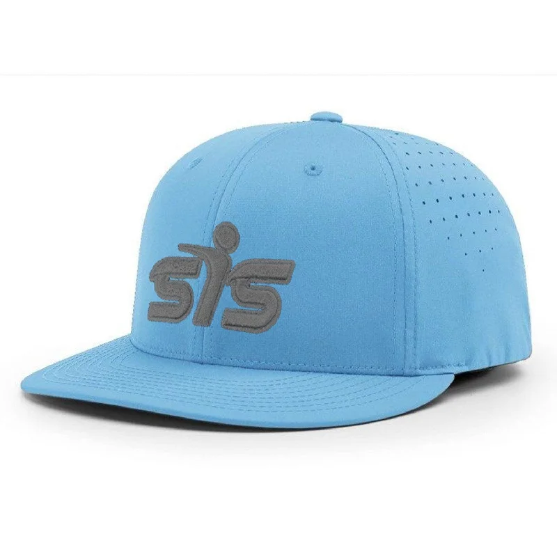 baseball hat art strong -  Smash It Sports CA i8503 Performance Hat - New Logo - Carolina/Charcoal