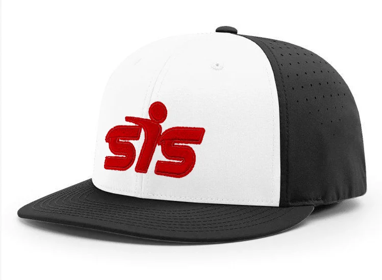 baseball hat success strong -  Smash It Sports CA i8503 Performance Hat - White/Black/Red