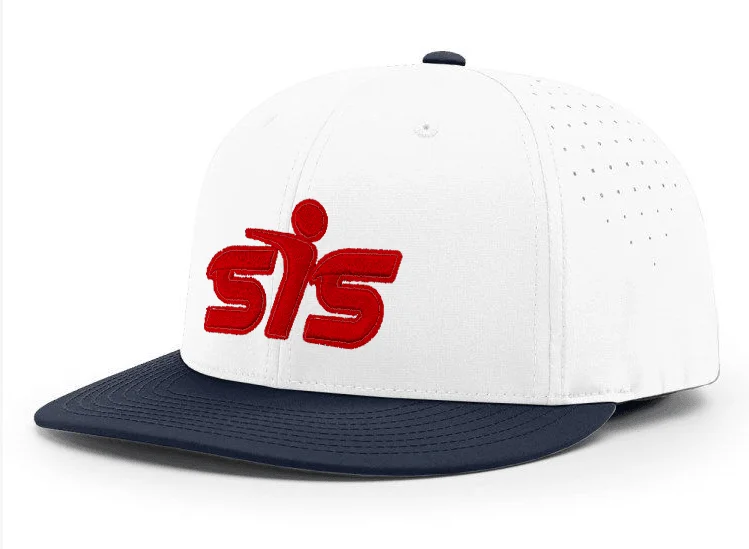 baseball hat squad wild -  Smash It Sports CA i8503 Performance Hat - White/Navy/Red