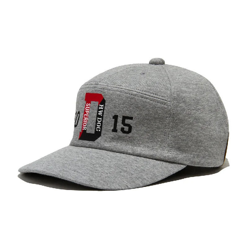 baseball hat pull wild -  SQUARE WIDE CAP - Gray