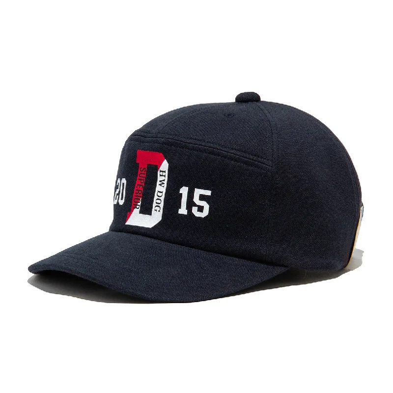 baseball hat drive high -  SQUARE WIDE CAP - Navy