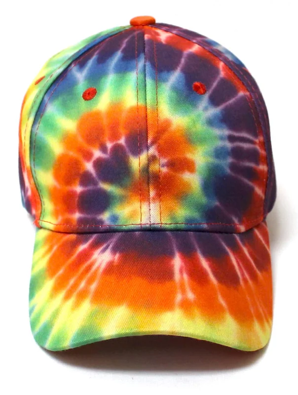 baseball hat story wild -  Unisex Fashion Spiral Gradient Tie-Dye Adjustable Baseball Hat, Multicolor