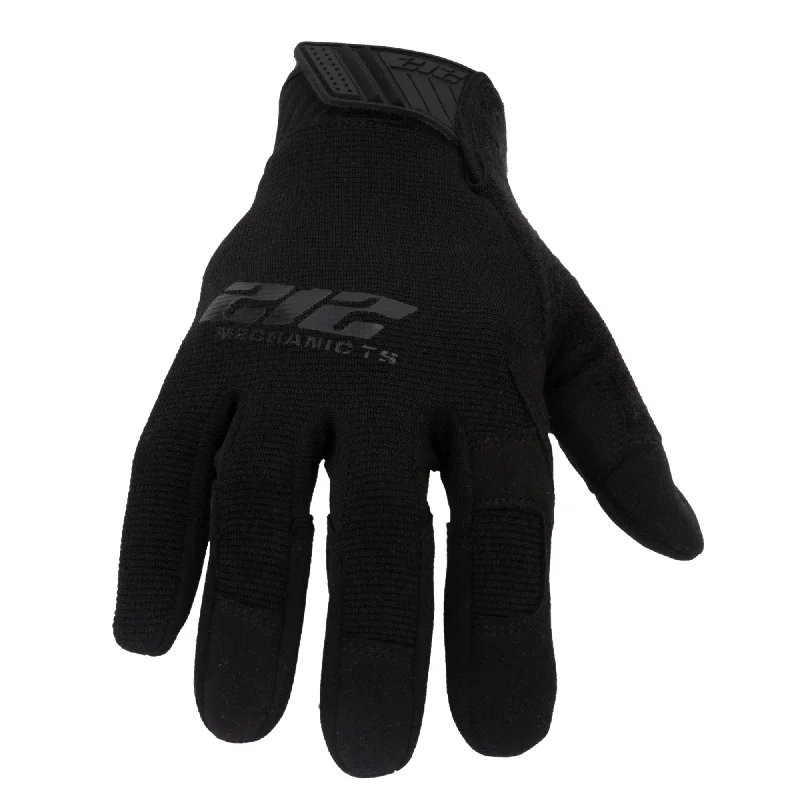 soft padded gloves -  GSA Compliant Touchscreen Compatible Mechanic Gloves in Black