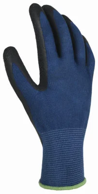 soft versatile gloves -  Bamboo Work Gloves, Latex-Coated, Blue, Men's Large (Pack of 6)