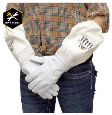 flexible versatile gloves -  Beekeeping Gloves, Goat Skin, Large