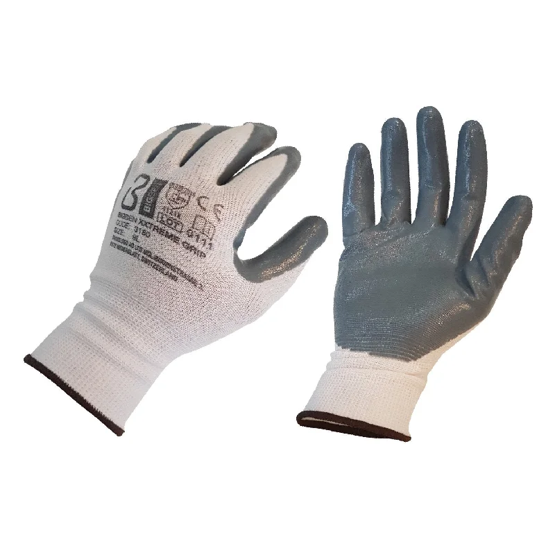 durable comfortable gloves -  BIGBEN® Xxtreme Grip Gloves - Nitrile Coated