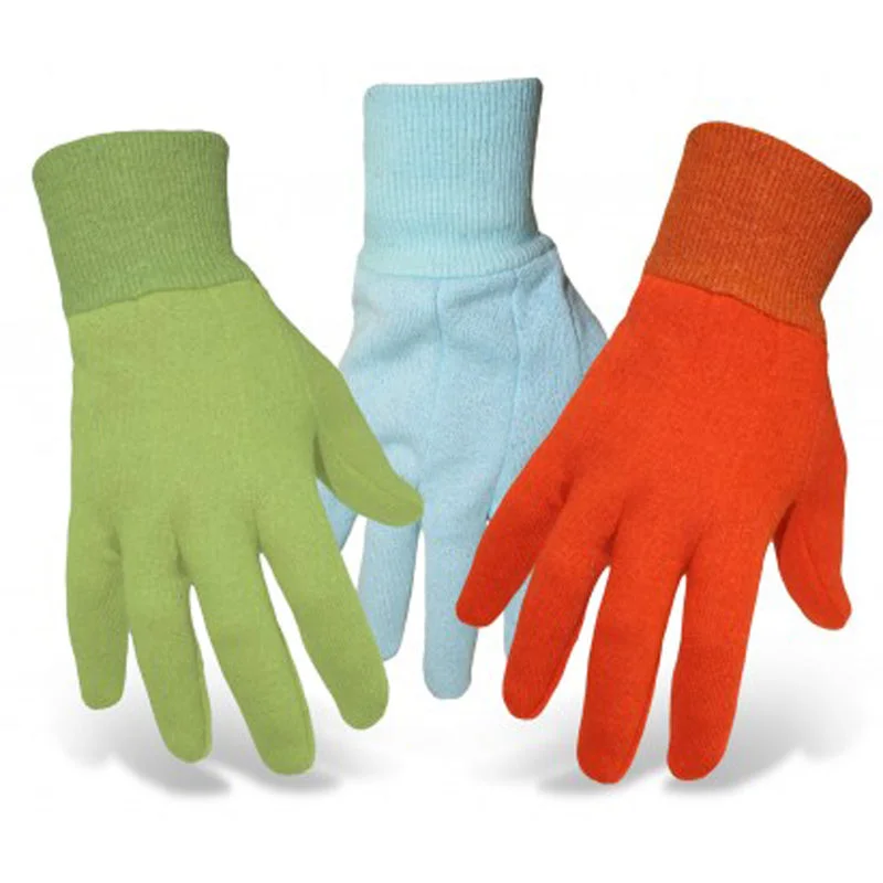 durable non-slip gloves -  Boss Gloves 419 Children's Assorted Jersey Gloves