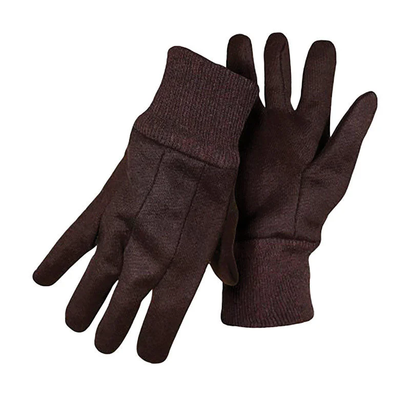 waterproof daily gloves -  Boss Men's Indoor/Outdoor General Purpose Jersey Work Gloves Brown L 12 pk