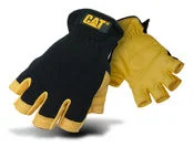 waterproof functional gloves -  Cat Gloves Cat012206l Large Premium Deerskin Half-Finger Gloves