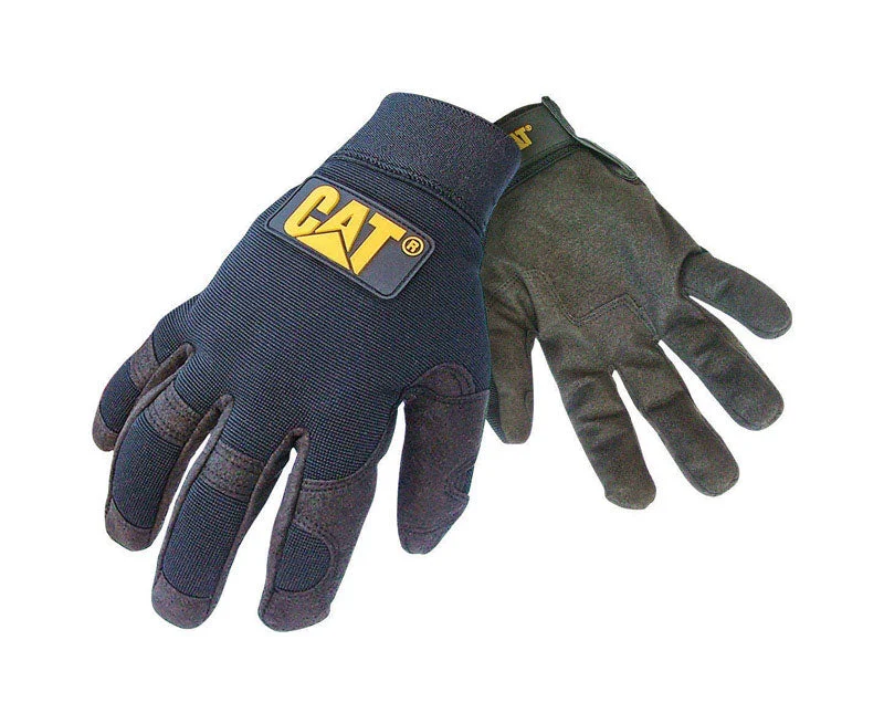 non-slip breathable gloves -  CAT Men's Indoor/Outdoor Mechanics Glove Black L 1 pair