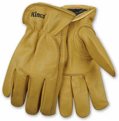 waterproof insulated gloves -  Cowhide Leather Glove, Lined, Men's XL