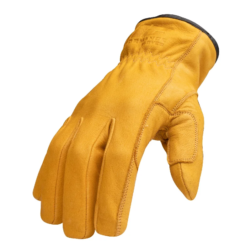 soft multi-purpose gloves -  Cut Resistant Leather Driver Gloves (EN Level 5)