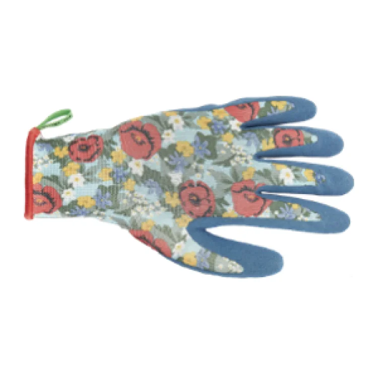 flexible heavy-duty gloves -  Hestra JOB Gloves - Floral Latex Dip