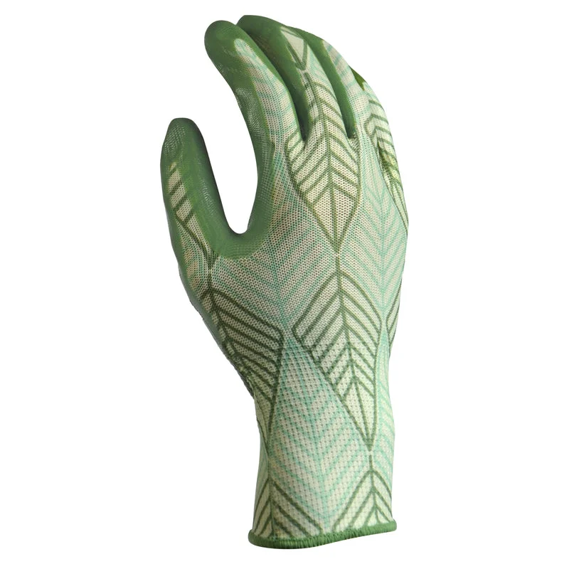 durable soft gloves -  Digz M/L Nitrile Multicolored Gardening Gloves