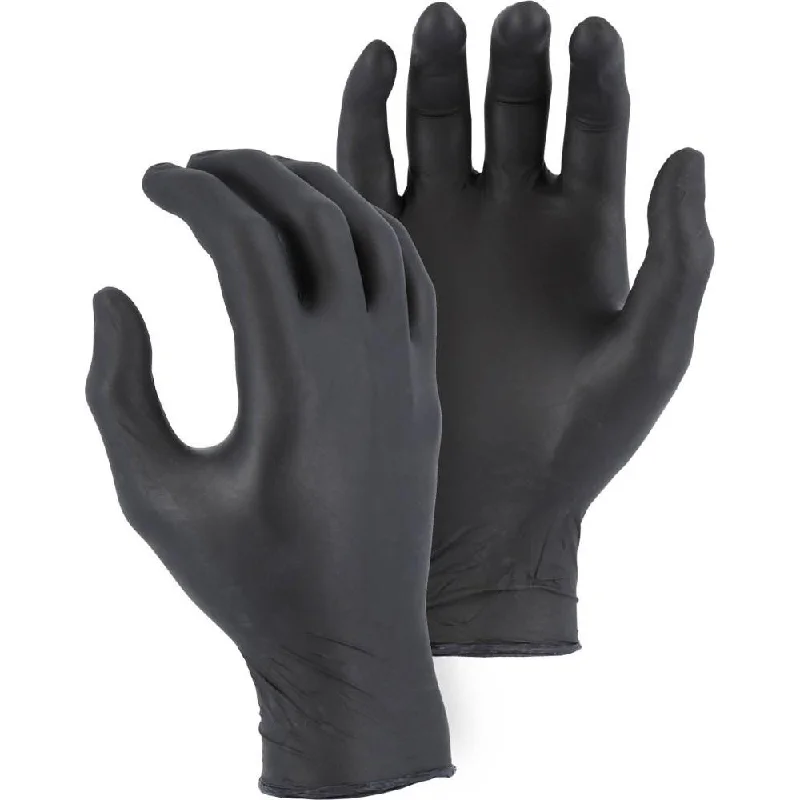 soft heavy-duty gloves -  Disposable Gloves - 4 MIL Nitrile, Powder-Free, Textured, Ambidextrous, Rolled Cuff (2,000 Gloves)