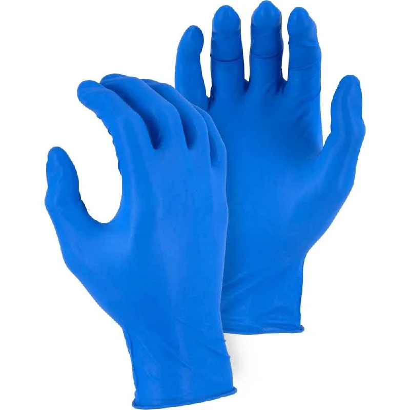 light heavy-duty gloves -  Disposable Gloves - 6 MIL Nitrile, Powder-Free, Textured, Ambidextrous, Rolled Cuff (2,000 Gloves)