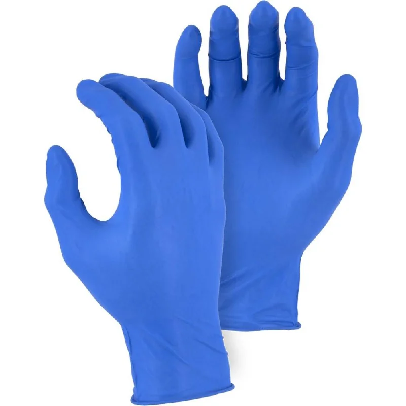 flexible lightweight gloves -  Disposable Gloves - 8 MIL Nitrile, Powder-Free, Textured, Ambidextrous, Rolled Cuff (1,000 Gloves)