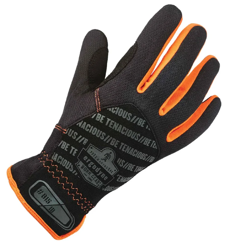 durable tech gloves -  Ergodyne 17202 ProFlex 815 QuickCuff Utility Gloves, Small, Black